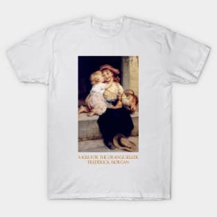 A Kiss for the Orange Seller by Frederick Morgan T-Shirt